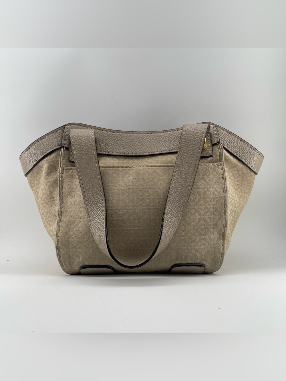 Loewe Anagram Canvas Leather Shoulder Bag - Picture 2 of 16